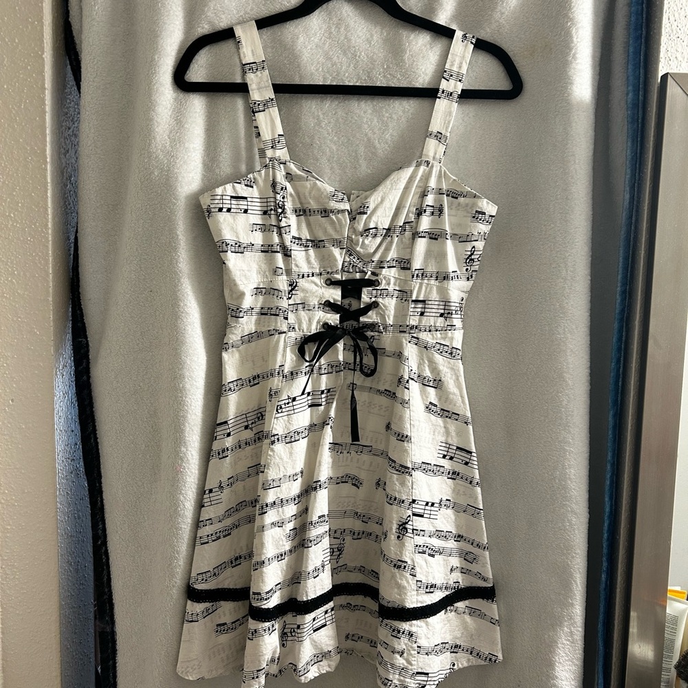 Hot Topic Music Note Mini Dress 🎶